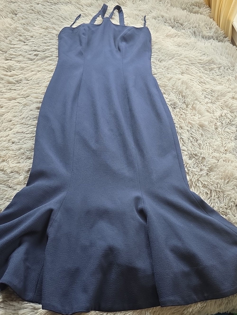 Dress the Population Navy Blue Spaghetti-Strap Maxi Dress